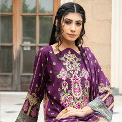 Shajar Linen Digital Printed & Embroidered 3 Pcs Un-Stitched Suit - 5528, Women, 3Pcs Shalwar Suit, Rashid Textiles, Chase Value