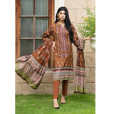 Shajar Linen Digital Printed & Embroidered 3 Pcs Un-Stitched Suit - 5529, Women, 3Pcs Shalwar Suit, Rashid Textiles, Chase Value