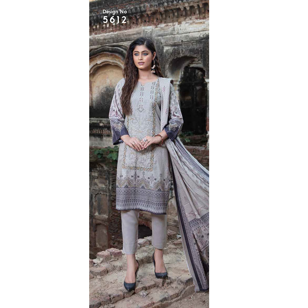 RASHID Mehar Printed Embroidered Karandi unstitched 3pc Suit, Women, 3Pcs Shalwar Suit, Rashid Textiles, Chase Value