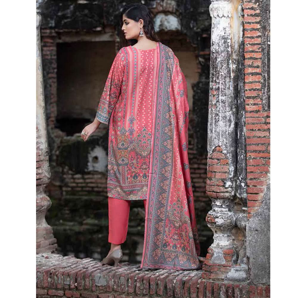 RASHID Mehar Printed Embroidered Karandi unstitched 3pc Suit, Women, 3Pcs Shalwar Suit, Rashid Textiles, Chase Value