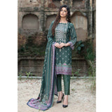 RASHID Mehar Printed Embroidered Karandi unstitched 3pc Suit, Women, 3Pcs Shalwar Suit, Rashid Textiles, Chase Value