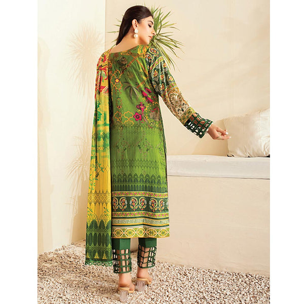 MonSoon Printed Lawn 3 Pcs Un-Stitched Suit Vol 3 - 5-A, Women, 3Pcs Shalwar Suit, Al-Zohaib Textiles, Chase Value