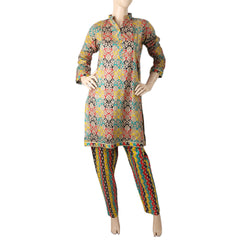 Mahnoor Printed Cotton 2 Pcs Un-Stitched Suit - 5 A, Women, 2Pcs Shalwar Suit, United Textiles, Chase Value