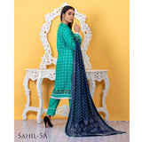 Sahil Printed Lawn V 1 3 Pcs Un-Stitched Suit - 5-A, Women, 3Pcs Shalwar Suit, ZS Textiles, Chase Value