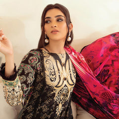 Monsoon Printed Lawn 3 Pcs Un-Stitched Suit Vol 3 - 5-B, Women, 3Pcs Shalwar Suit, Al-Zohaib Textiles, Chase Value