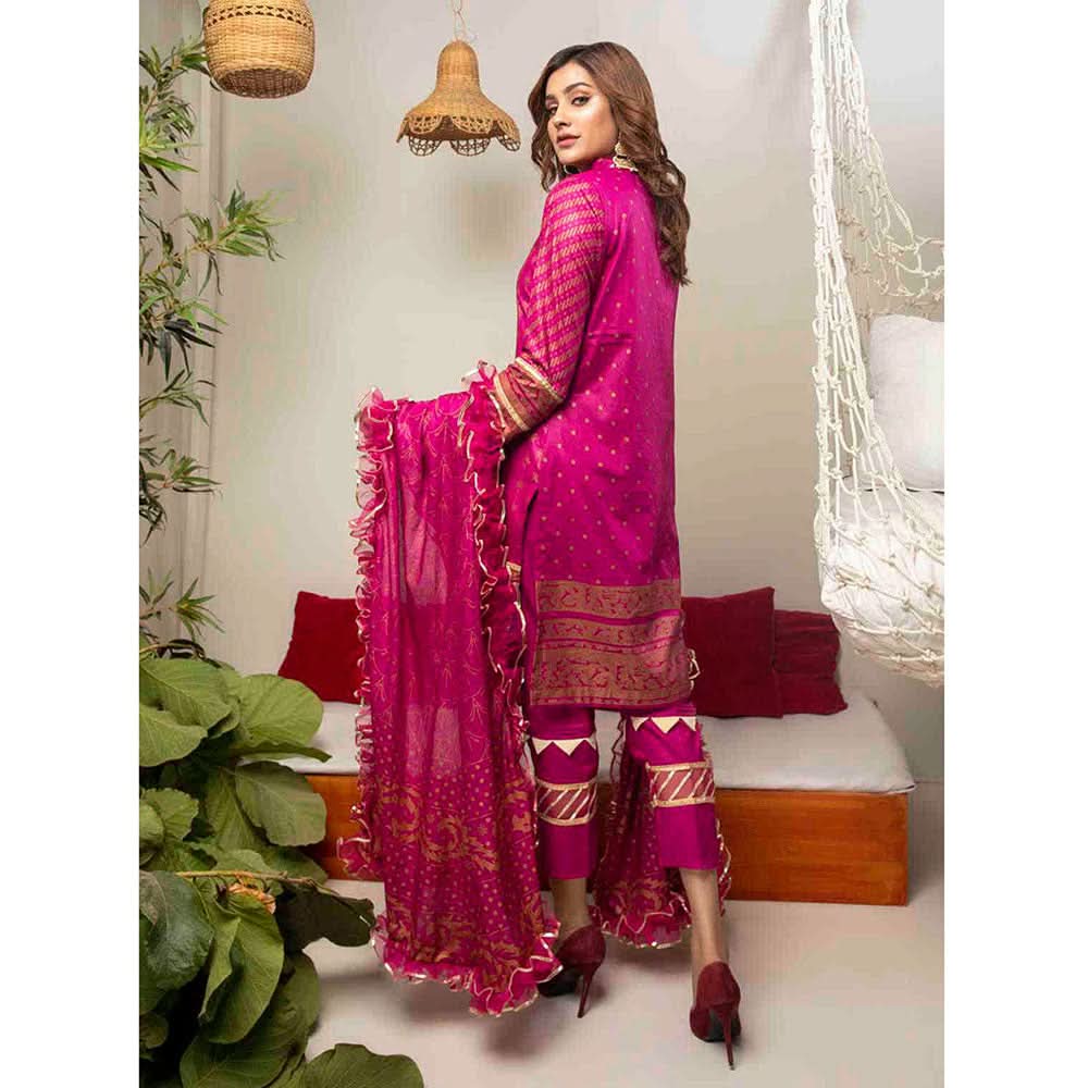 AL Zohaib Monsoon Cotton Gold Print unstitched 3pc Suit, Women, 3Pcs Shalwar Suit, Al-Zohaib Textiles, Chase Value
