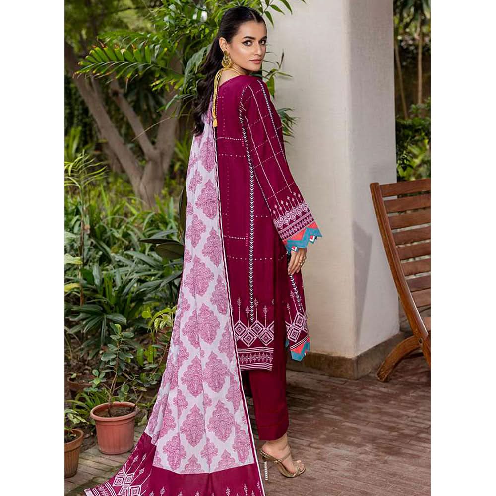 Anum Printed Lawn Unstitiched 3Pcs Suit V1 - C-5, Women, 3Pcs Shalwar Suit, Al-Zohaib Textiles, Chase Value