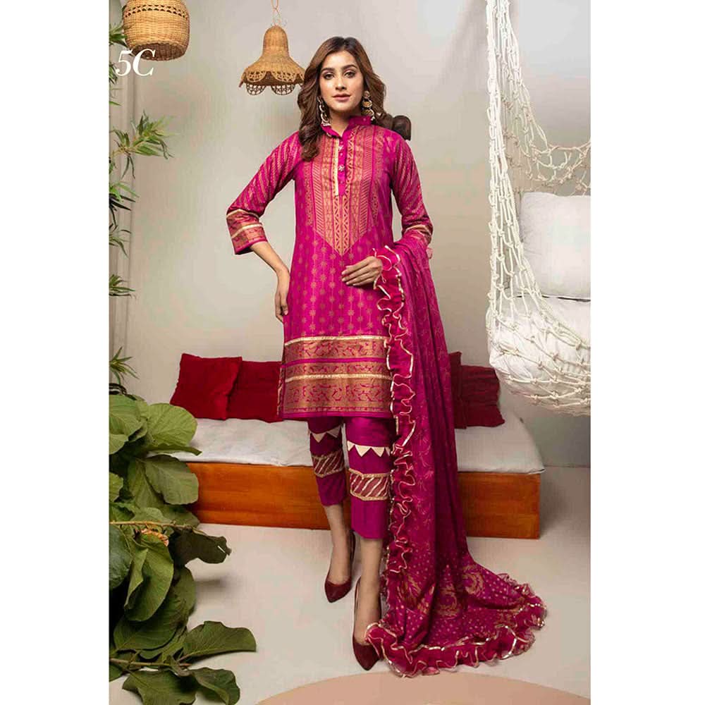 AL Zohaib Monsoon Cotton Gold Print unstitched 3pc Suit, Women, 3Pcs Shalwar Suit, Al-Zohaib Textiles, Chase Value
