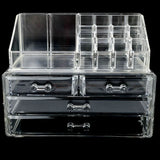 Acrylic Cosmetic Makeup Organizer Storage Box - White, Home & Lifestyle, Storage Boxes, Chase Value, Chase Value