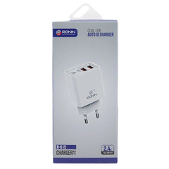 Ronin R-615 Efficient Dual USB Charger For iPhone - White, Home & Lifestyle, Mobile Charger, Ronin, Chase Value