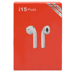 i15 Pods Wireless Stereo Music Earphone - White, Home & Lifestyle, Hand Free / Head Phones, Chase Value, Chase Value