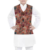 Boys Digital Waistcoat - Brown, Kids, Boys Waistcoats, Chase Value, Chase Value