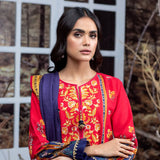 Salina Printed & Embroidered Khaddar 3 Pcs Un-Stitched Suit Vol 2 - 05, Women, 3Pcs Shalwar Suit, Regalia Textiles, Chase Value