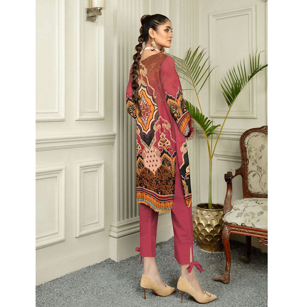 Anchal Digital Printed Masoori Un-Stitched Kurti - 05, Women, Unstitched Kurti, Ulfat Textile, Chase Value