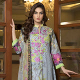 Zmaria Embroidered Lawn Un-Stitched Suit - 5A, Women, 3Pcs Shalwar Suit, ZS Textiles, Chase Value