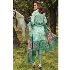 Anum Classic Printed Lawn 3 Pcs Un-Stitched Suit Vol 3 - 5-A, Women, 3Pcs Shalwar Suit, Al-Zohaib Textiles, Chase Value