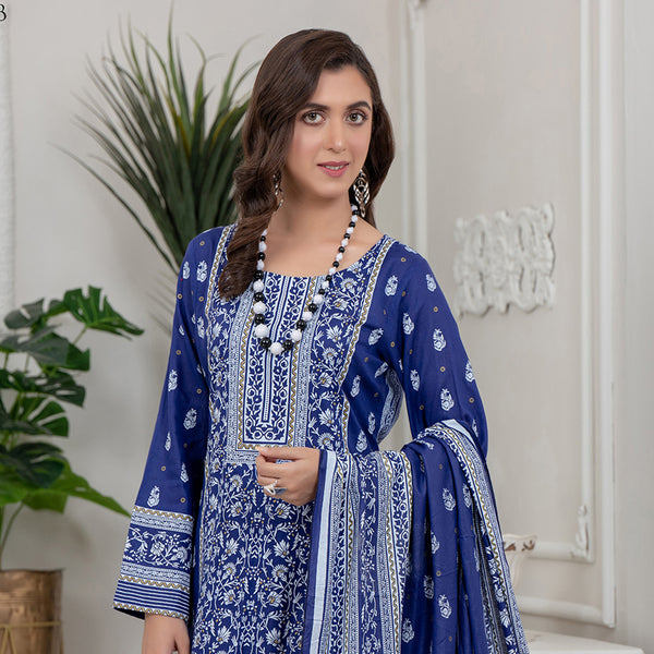 Sahil Printed Lawn 3 Pcs Un-Stitched Suit Vol 4 - 10, Women, 3Pcs Shalwar Suit, ZS Textiles, Chase Value