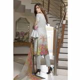 Zmaria Embroidered Lawn Un-Stitched Suit - 5B, Women, 3Pcs Shalwar Suit, ZS Textiles, Chase Value
