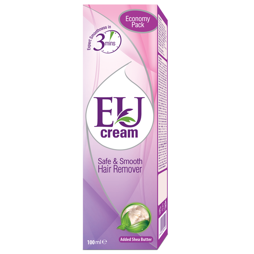 EU Cream Hair Removal Tube - 100 ml, Beauty & Personal Care, Hair Removal, Chase Value, Chase Value