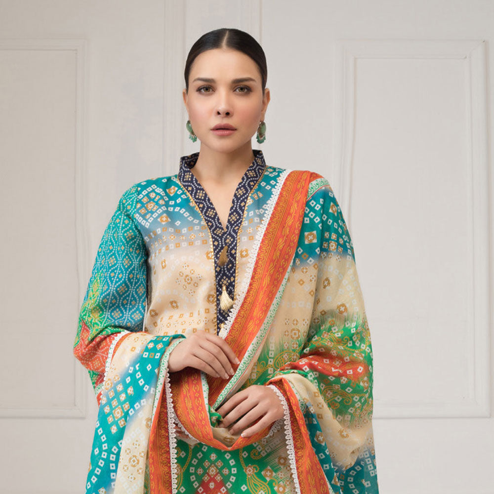 Regalia Printed Lawn 3 Piece Un-Stitched Suit - 06, Women, 3Pcs Shalwar Suit, Regalia Textiles, Chase Value