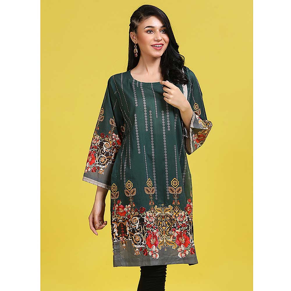 Regalia Tunic Printed Cambric Lawn Un-Stitched Kurti Vol 2 - 06, Women, Unstitched Kurti, Regalia Textiles, Chase Value