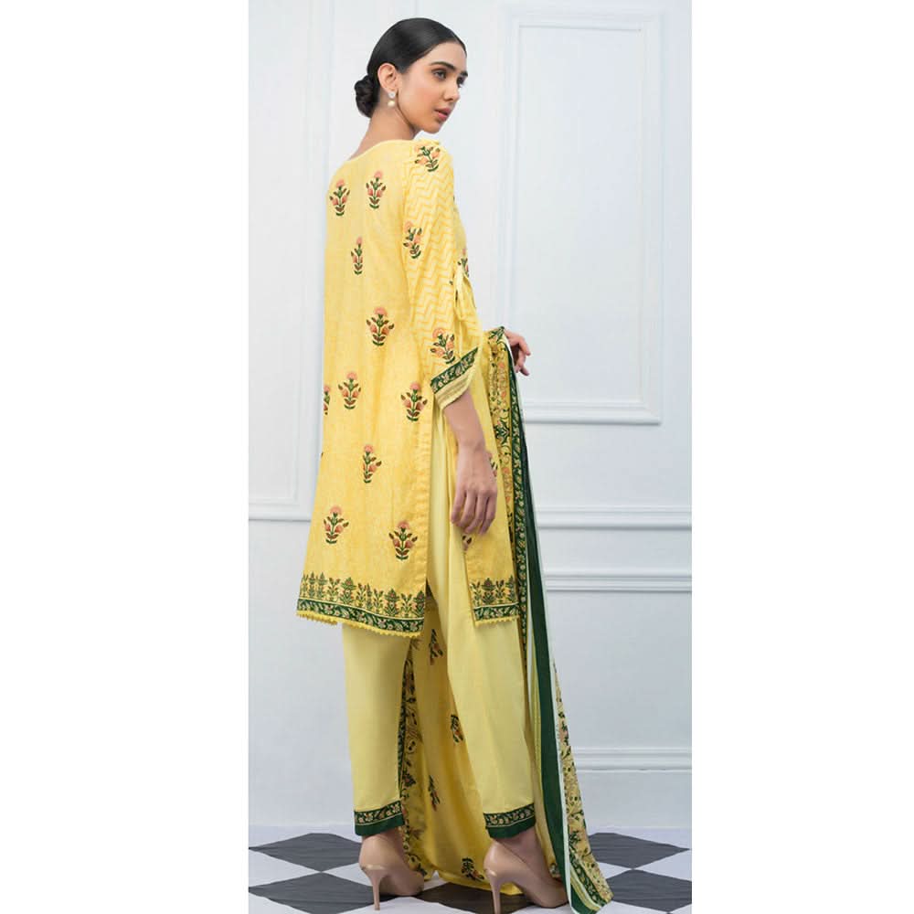 Signature Icon Printed Lawn 3 Piece Un-Stitched Suit Vol 2 - 3 B, Women, 3Pcs Shalwar Suit, ZS Textiles, Chase Value