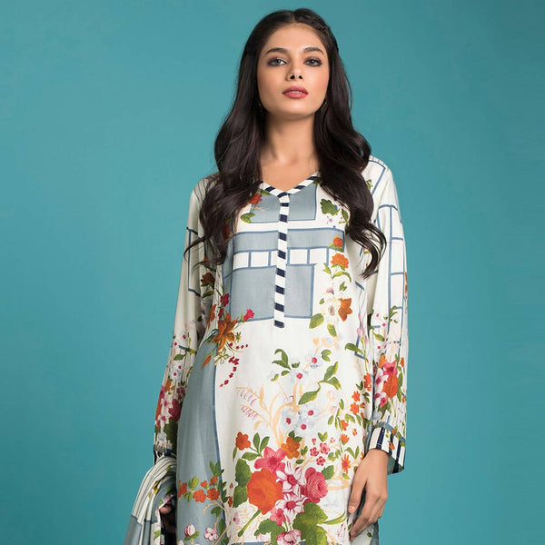 Sahil Printed Linen 3 Pieces Un-Stitched Suit - 06, Women, 3Pcs Shalwar Suit, ZS Textiles, Chase Value