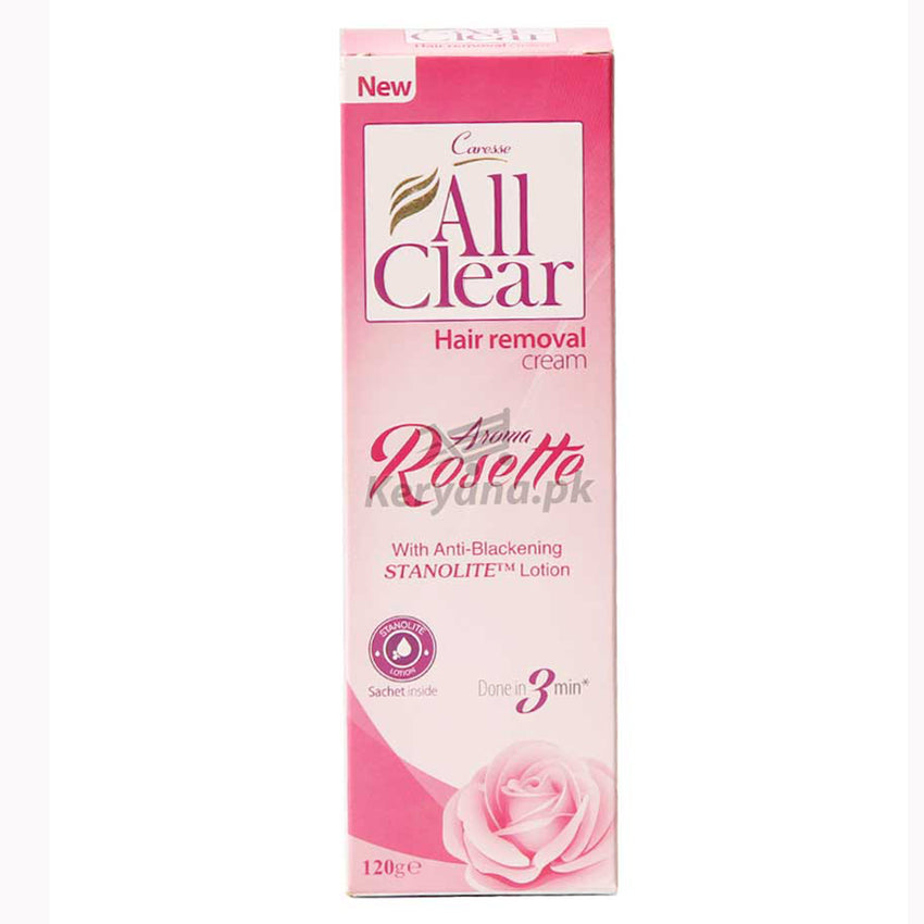 All Clear Remover Cream Rosette 120gm, Beauty & Personal Care, Hair Removal, Chase Value, Chase Value