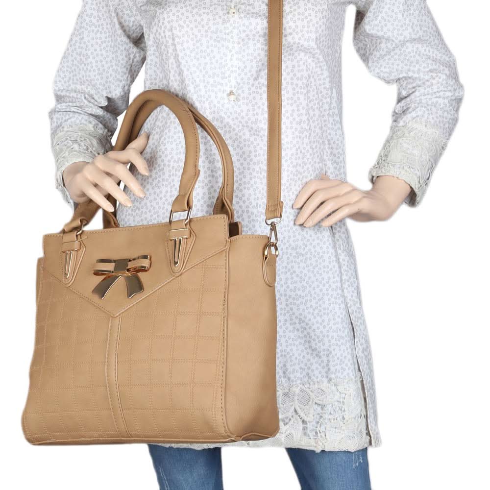 Women's Handbag 2 Pcs (6014) - Khaki, Women, Bags, Chase Value, Chase Value