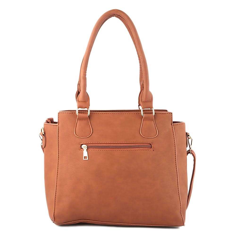 Women's Handbag 2 Pcs (6014) - Coffee, Women, Bags, Chase Value, Chase Value