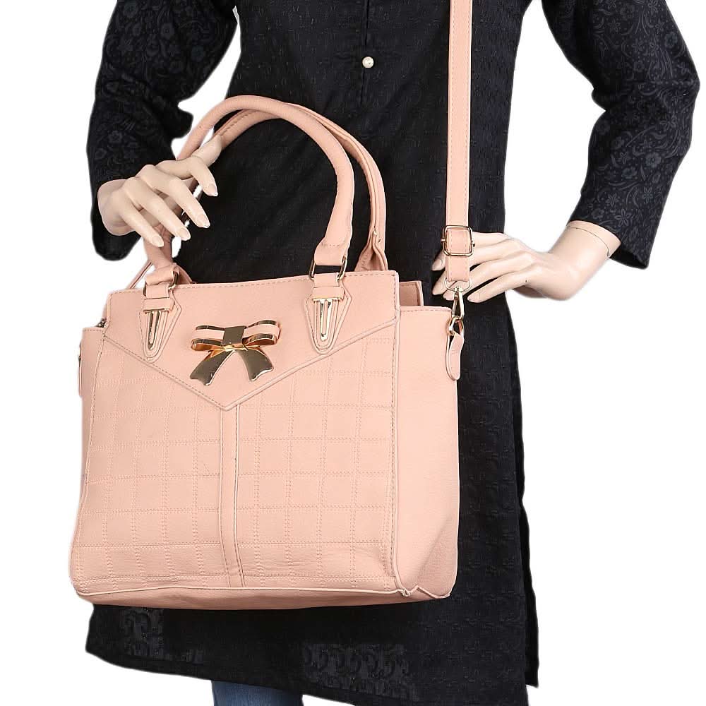 Women's Handbag 2 Pcs (6014) - Pink, Women, Bags, Chase Value, Chase Value