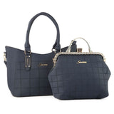 Women's Handbag 2 Pcs (6015) - Blue, Women, Bags, Chase Value, Chase Value