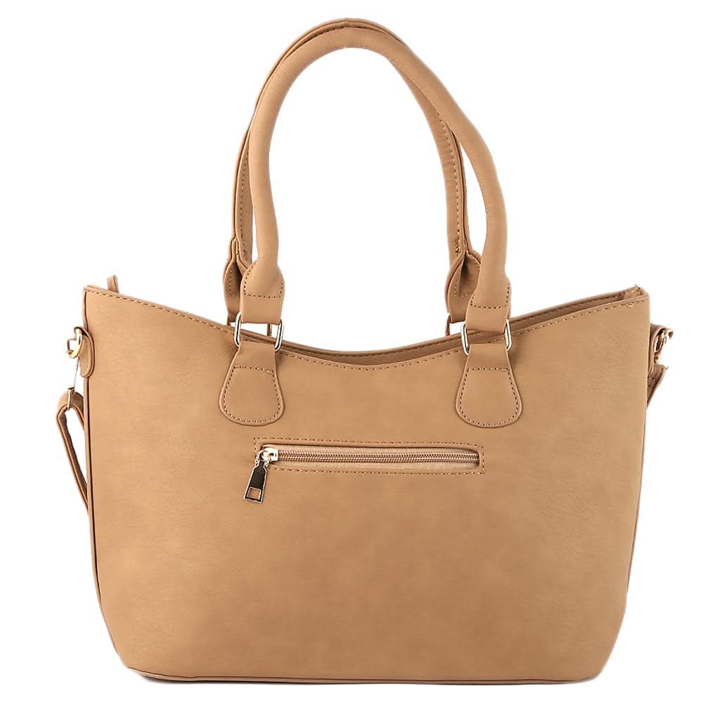 Women's Handbag 2 Pcs (6015) - Khaki, Women, Bags, Chase Value, Chase Value