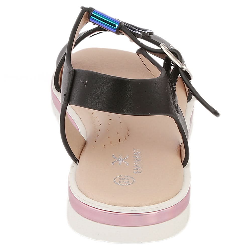 Girls Fancy Sandal (61710) - Black, Kids, Girls Sandals, Chase Value, Chase Value