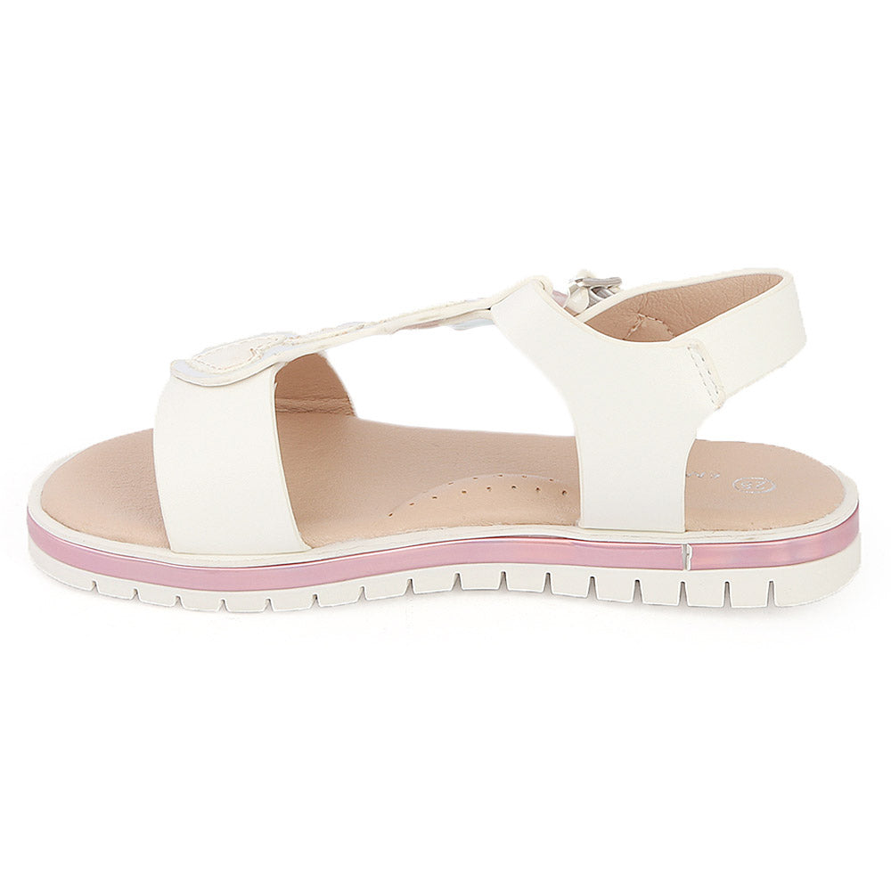 Girls Fancy Sandal (61710) - White, Kids, Girls Sandals, Chase Value, Chase Value