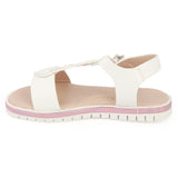 Girls Fancy Sandal (61710) - White, Kids, Girls Sandals, Chase Value, Chase Value