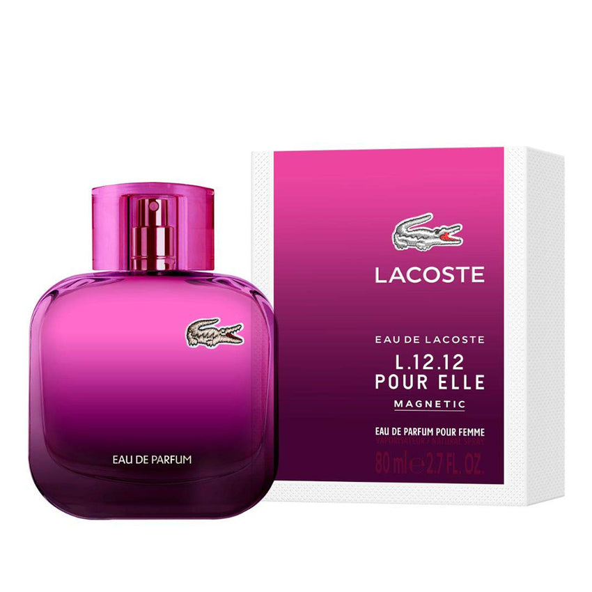 Lacoste L.12.12 Pour Elle Magnetic Eau De Parfum For Women - 80 ML, Beauty & Personal Care, Women Perfumes, Lacoste, Chase Value