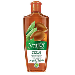 Dabur Vatika Hair Oil Enriched Moroccan Argan 200ml, Beauty & Personal Care, Hair Oils, Chase Value, Chase Value
