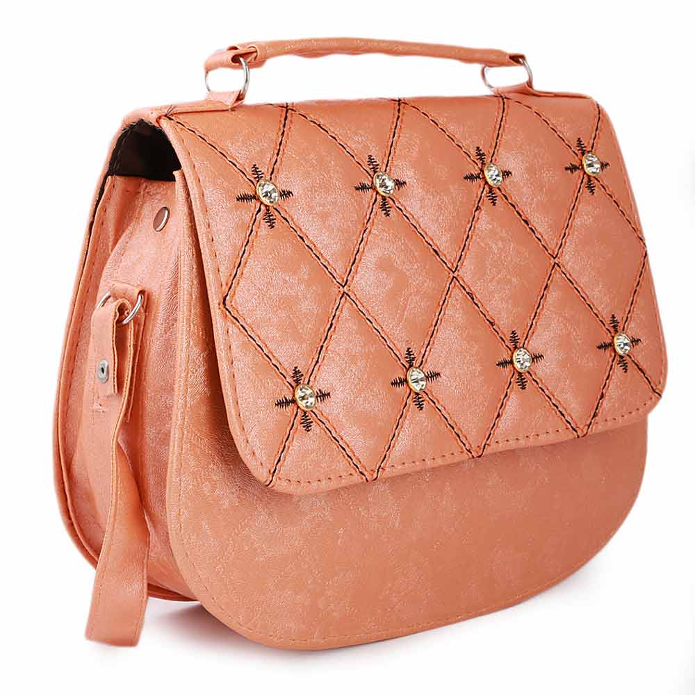 Women's Fancy Shoulder Bag (6557) - Orange, Women, Bags, Chase Value, Chase Value