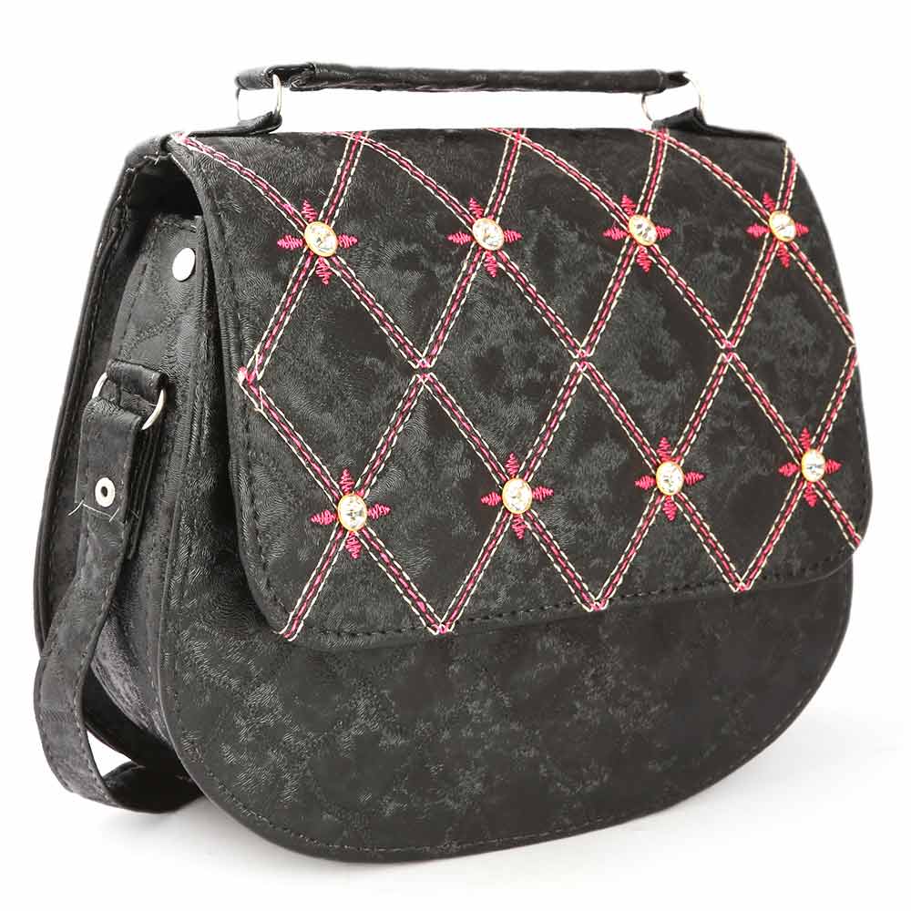 Women's Fancy Shoulder Bag (6557) - Black, Women, Bags, Chase Value, Chase Value