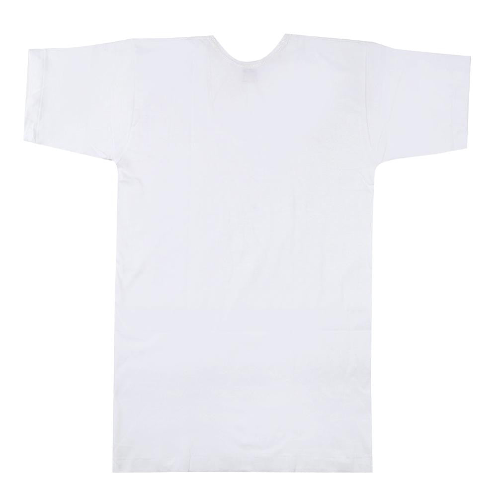 Noorani Half Sleeves Vest - White - Chase Value Centre