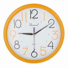 Analog Wall Clock 689C - Yellow, Home & Lifestyle, Wall Clocks And Alarms, Chase Value, Chase Value