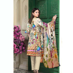 Tehzeeb Digital Printed Viscose 3 Pcs Un-Stitched Suit - 01, Women, 3Pcs Shalwar Suit, Ulfat Textile, Chase Value