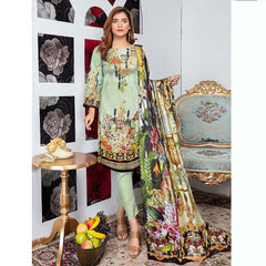 Tehzeeb Digital Printed Viscose 3 Pcs Un-Stitched Suit - 04, Women, 3Pcs Shalwar Suit, Ulfat Textile, Chase Value
