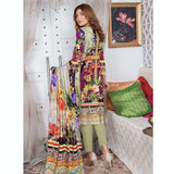 Tehzeeb Digital Printed Viscose 3 Pcs Un-Stitched Suit - 07, Women, 3Pcs Shalwar Suit, Ulfat Textile, Chase Value