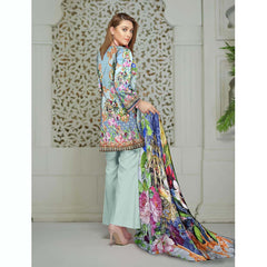 Tehzeeb Digital Printed Viscose 3 Pcs Un-Stitched Suit - 09, Women, 3Pcs Shalwar Suit, Ulfat Textile, Chase Value