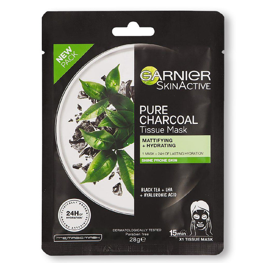 Pure Charcoal Tissue Face Mask, BEAUTY & PERSONAL CARE, MASKS, Chase Value, Chase Value