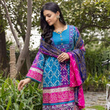 Anum Printed Lawn Unstitiched 3Pcs Suit V1 - A-6, Women, 3Pcs Shalwar Suit, Al-Zohaib Textiles, Chase Value