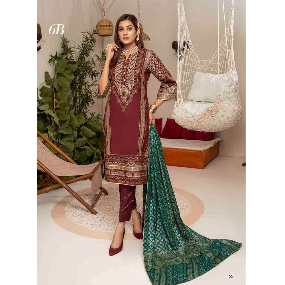 AL Zohaib Monsoon Cotton Gold Print unstitched 3pc Suit, Women, 3Pcs Shalwar Suit, Al-Zohaib Textiles, Chase Value