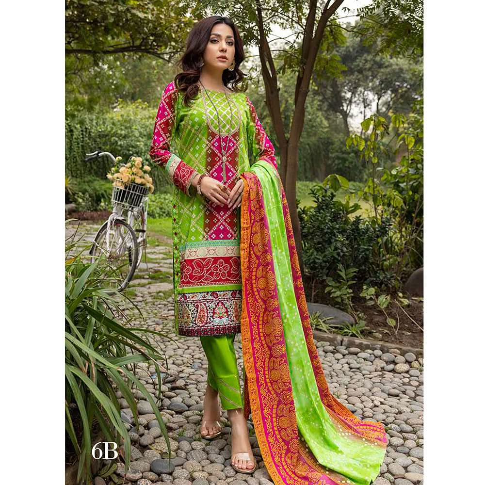 Anum Printed Lawn Unstitiched 3Pcs Suit V1 - B-6, Women, 3Pcs Shalwar Suit, Al-Zohaib Textiles, Chase Value